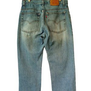 LEVI'S 510 Jeans sz 8 Vintage Lower Rise Slim Fit Naturally distressed  Made USA